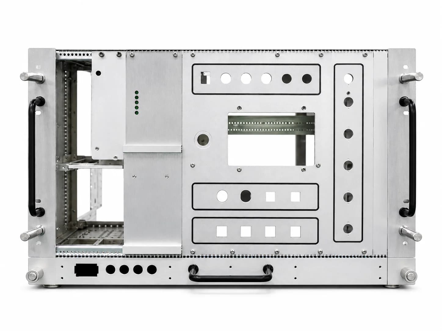 Mechanical assembling of power control panel chassis