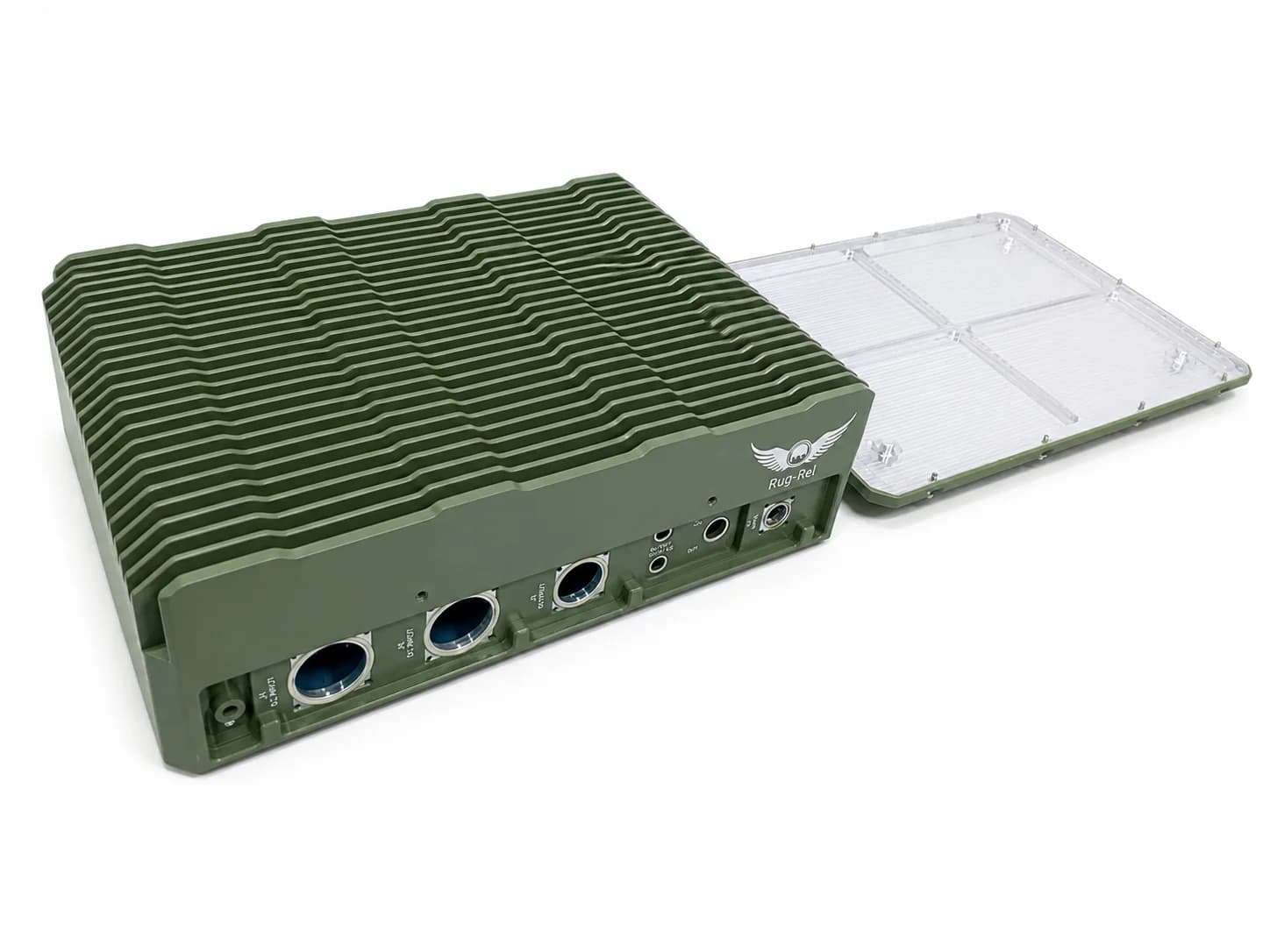 Miniature MIMO power supply rugged aluminium enclosure