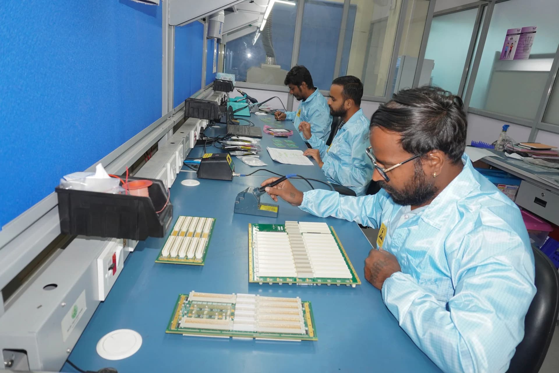 Rug-Rel PCB assembly facility and electronics technicians, image 1