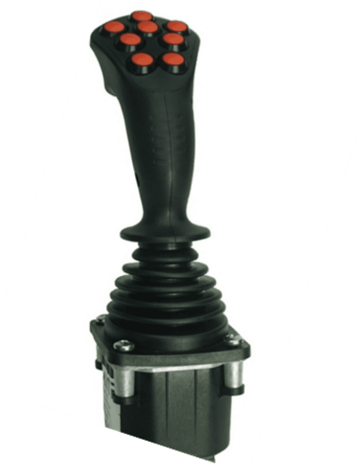 8-button rugged joystick from Rug-Rel