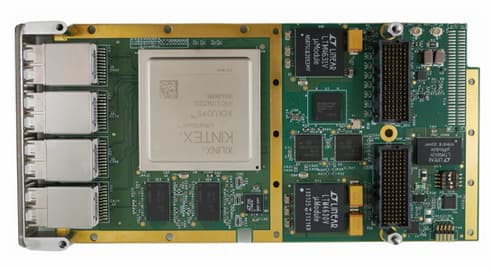 V1155 quad-port rugged XMC FPGA card