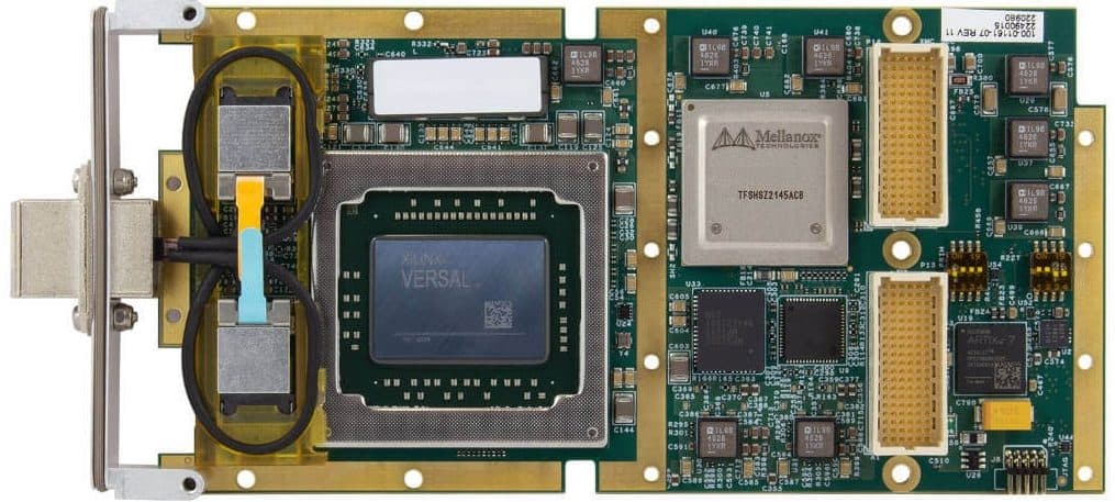 V1162 dual-port programmable 100G rugged Ethernet XMC ASoC card