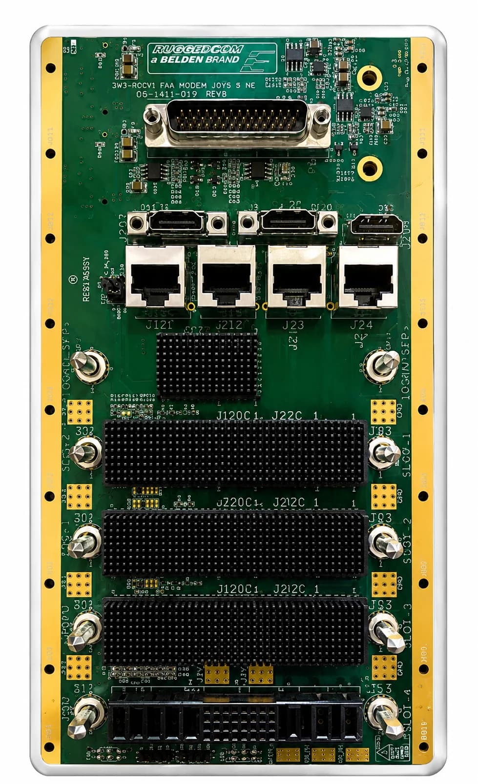 5 slot 3U custom VPX backplane
