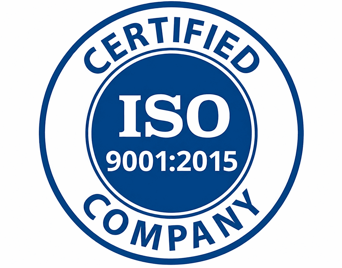 ISO 9001:2015 certification mark