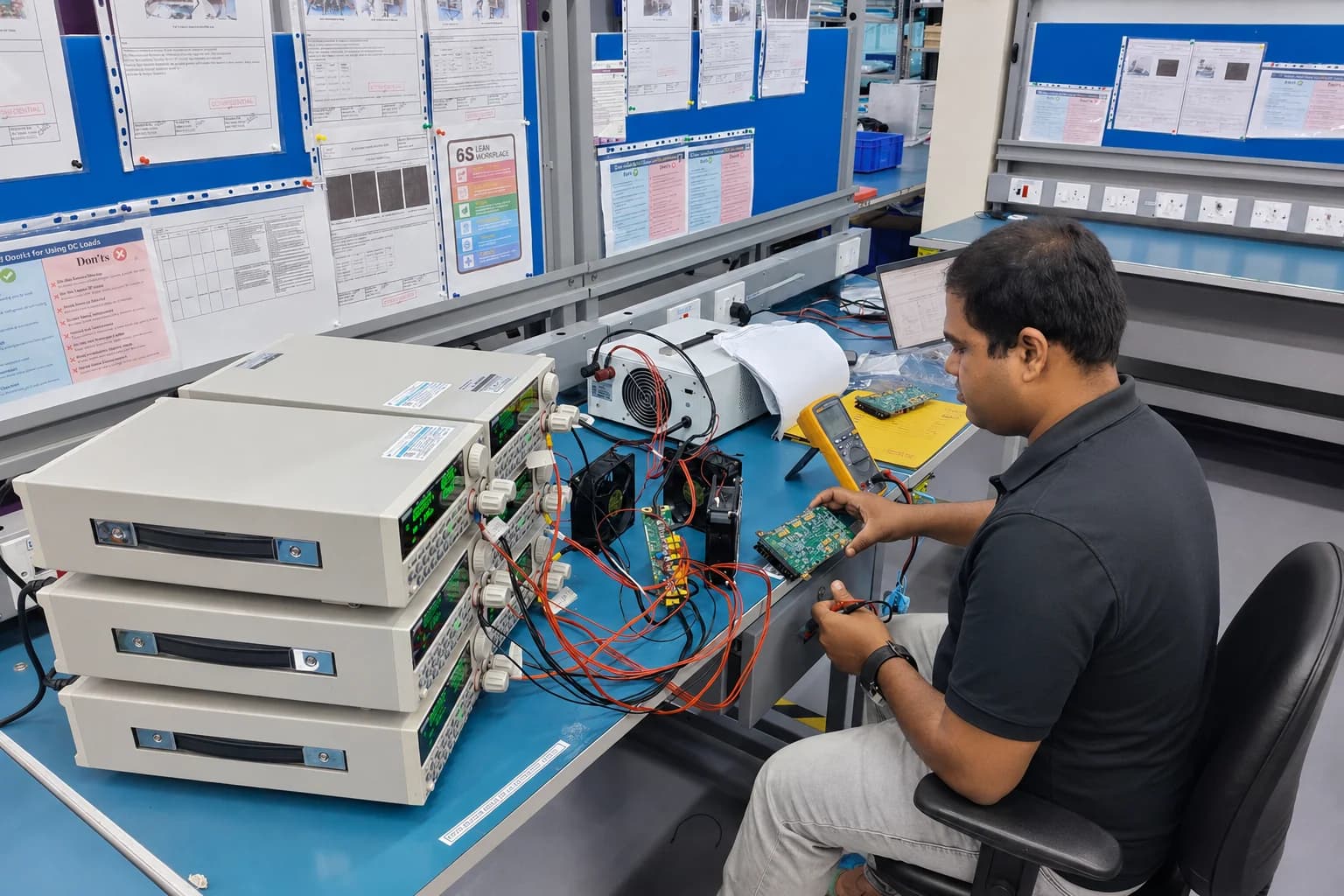 Rug-Rel electronics testing facility, image 1